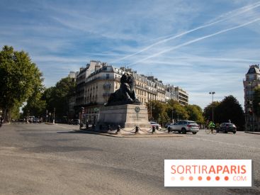 visuel statue Lion de Belfort Place Denfert Rochereau