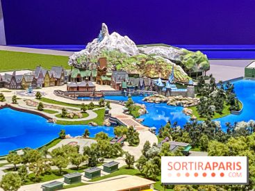 Visuels Disneyland Paris Disney Adventure World maquette Reine des Neiges