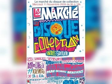 Marché disque collection, Vinyle, Musique, Paris, Parc Georges Brassens