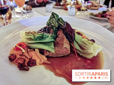 Le menu Traviata à l'Hôtel Le Meurice