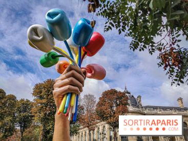 Le Bouquet de Tulipes de Jeff Koons à Paris