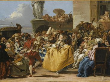 Scène de Carnaval, ou Le Menuet 1754 Giandomenico Tiepolo 