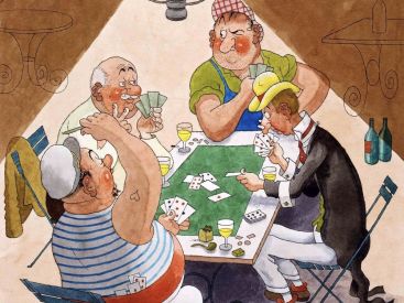 Albert Dubout dessine les Français, l'exposition loufoque au Musée de la Carte à Jouer