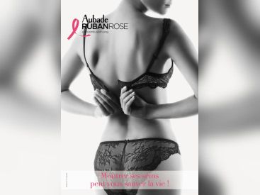 Octobre rose : Aubade lève des fonds pour l'association Ruban Rose avec sa lingerie