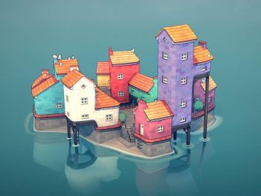 Townscaper, le jeu en toute détente disponible gratuitement depuis votre navigateur