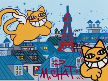 M.CHAT et ses maîtres, l'exposition qui mélange les genres à la galerie Brugier-Rigail
