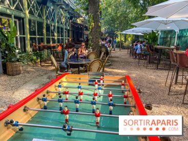 Le Jardin Bohème au Chalet du Lac, la terrasse estivale