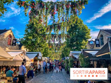 Le ciel de fleurs à Bercy Village