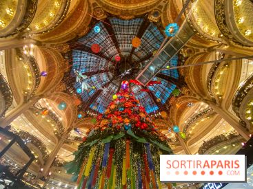 Photos : Les vitrines et sapin de Noël de Noël des Galeries Lafayette 2020