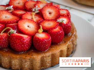 La Tarte aux fraises de Quentin Lechat au Royal Monceau