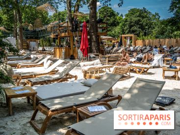 Le Beach Parisienne du Chalet du lac, la plage estivale à Paris