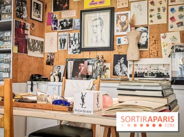 Exposition Yves Saint Laurent, les coulisses de la haute couture à Lyon, au musée Yves Saint Laurent