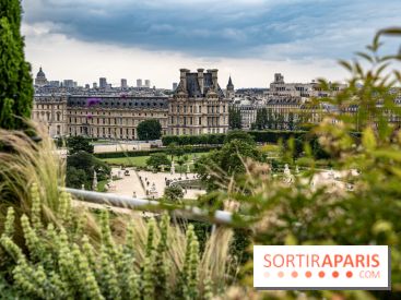 Visuel Paris, vue du Meurice suite Etoile - Jardin des Tuileries