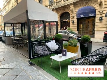 Aperitivo en terrasse au bar du Sofitel Paris le Faubourg