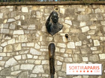 Le Passe-Muraille de la place Marcel Aymé à Paris