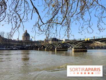 Visuel actualités - Crue Seine Pont des Arts