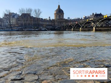 Visuel actualités - Crue Seine Pont des Arts