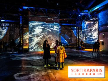 Photos : Destination Cosmos à l'Atelier des Lumières