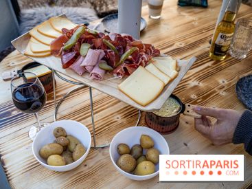 La terrasse raclette de la Fabrique à Toga à Bercy