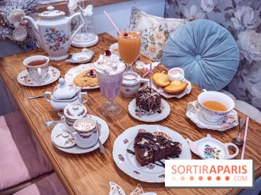 Le Jardin de Mademoiselle en mode Fête foraine sous la neige 