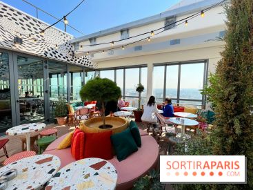 Restaurant-rooftop Mama Shelter La Défense.