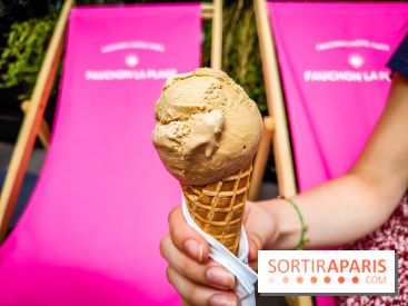 Fauchon La Plage : des glaces et des thés glacés à déguster sur un transat à la Madeleine