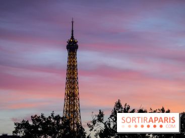 Visuels Paris - Tour Eiffel - Coucher de soleil