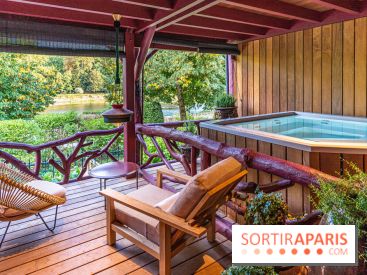 L’hôtel Les Étangs de Corot - bain jacuzzi