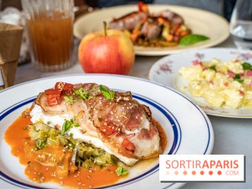 Bombarde restaurant méditerranéen et festif à Montmartre - cabillaud - pancetta - fondu de poireaux