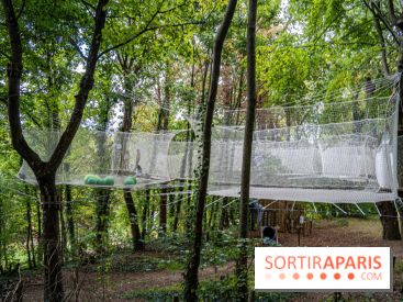 Accrocamp Poissy, le nouvel accrobranche au parc du château de Villiers