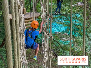Accrocamp Poissy, le nouvel accrobranche au parc du château de Villiers
