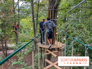 Accrocamp Poissy, le nouvel accrobranche au parc du château de Villiers