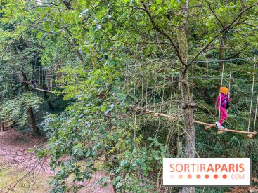 Accrocamp Poissy, le nouvel accrobranche au parc du château de Villiers