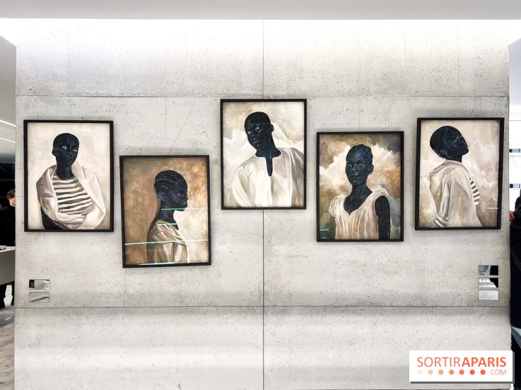 Exposition Elladj Lincy Deloumeaux chez Saint Laurent Rive Droite