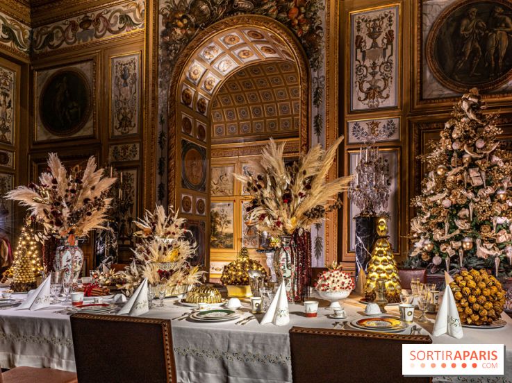 Noël à Vaux-le-Vicomte 2022, les 400 ans de la naissance de Molière - table de Noël