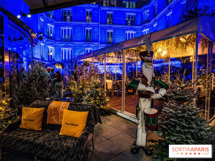 Fouquet's Hôtel Paris, le Joy dévoile sa terrasse d'hiver et ses bulles magiques de noël 2022