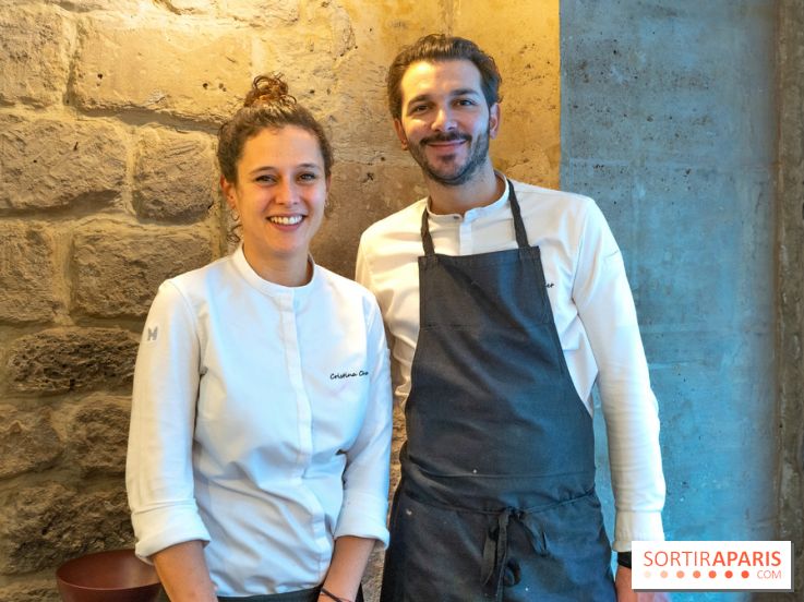 Ambos restaurant Paris - Cristina et Pierre Chomet - portrait