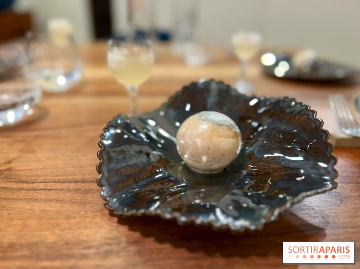 Accents Table Bourse - Dessert bulle coing pomme