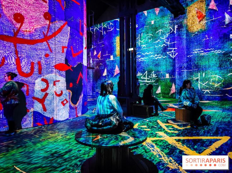 Paul Klee, peindre la musique : l'exposition immersive et insolite de l'Atelier des Lumières, photos - IMG20230216101950