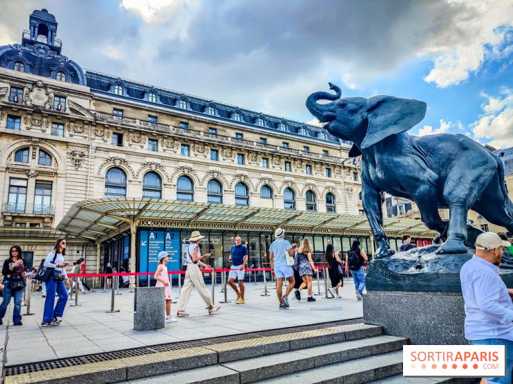 Musée d'Orsay, collection permanente  - Statue extérieur parvis musée