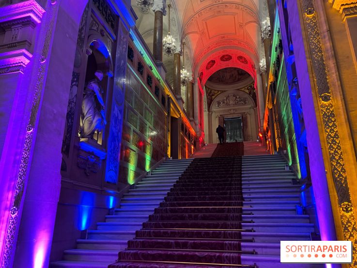 Nuit des Fiertés - Visuel Hôtel de Ville intérieur LGBTQIA+