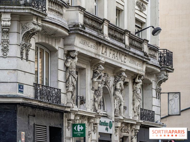 Façade immeuble Journal du Soir - La France -  A7C8664