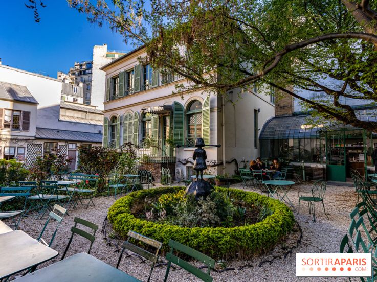 Le café - Salon de thé et terrasse Rose Bakery au Musée de la Vie Romantique  -  A7C9263 HDR