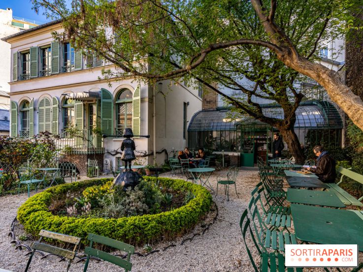 Le café - Salon de thé et terrasse Rose Bakery au Musée de la Vie Romantique  -  A7C9266 HDR