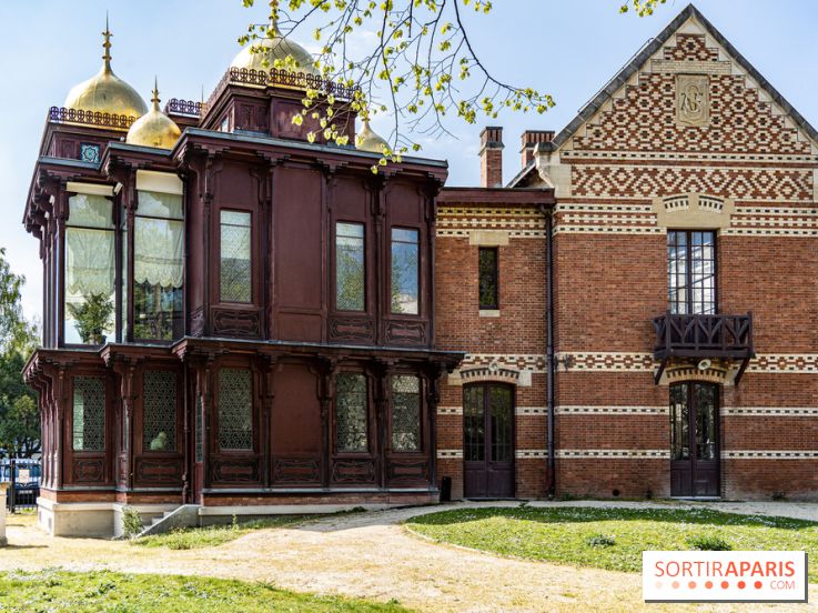 Parc de Bécon à Courbevoie - Pavillon des Indes - Cerisiers en fleurs -  A7C9988