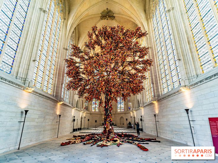 Arbre de vie de Joana Vasconcelos au Château de Vincennes
