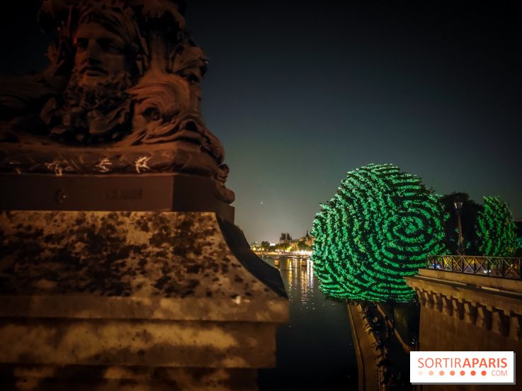 Nuit Blanche 2023 : des projections lumineuses magiques au Square du Vert Galant de l'Île de la Cité