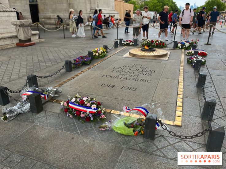 flamme soldat inconnu Arc de Triomphe