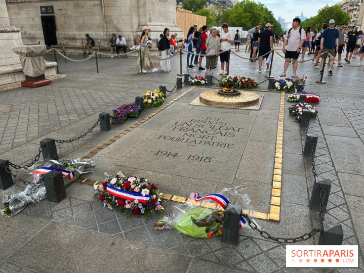 flamme soldat inconnu Arc de Triomphe