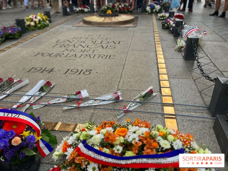 flamme soldat inconnu Arc de Triomphe